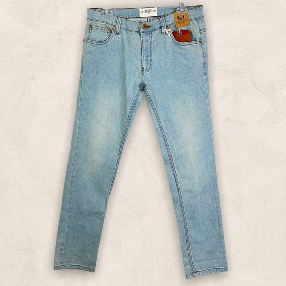 Bellfied Denim - NWT Bellfield Women’s Antique Wash Condor Skinny Jeans Size 32/ 12